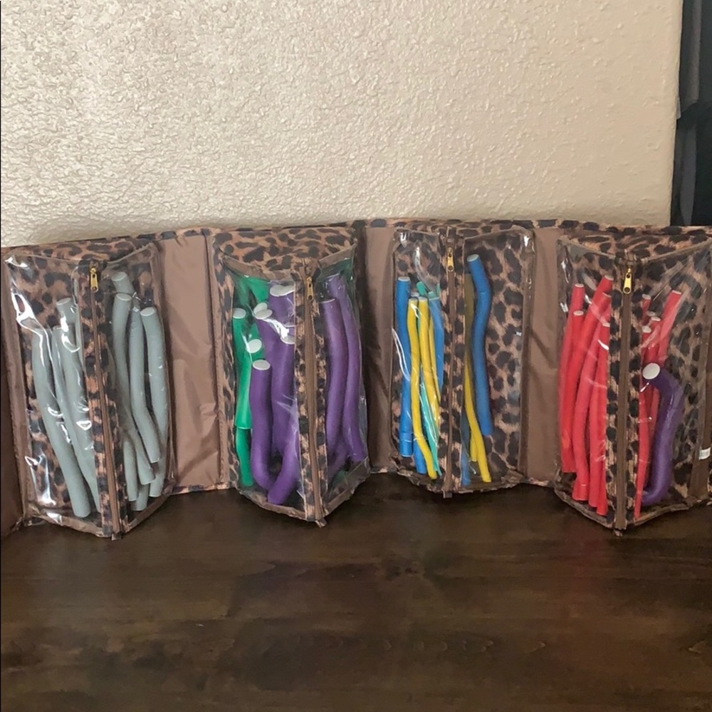 Flexible curly rods